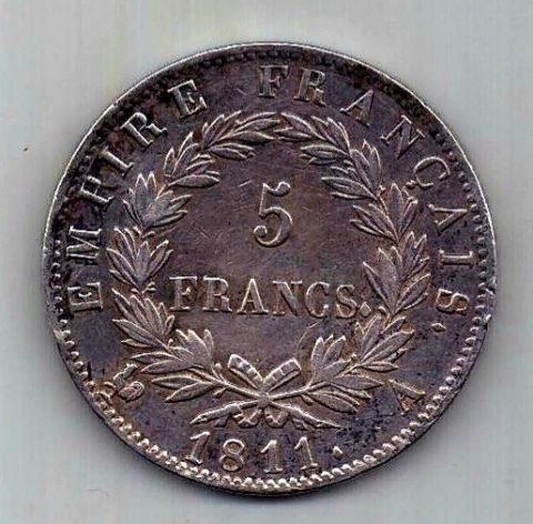 5 франков 1811 Франция AUNC