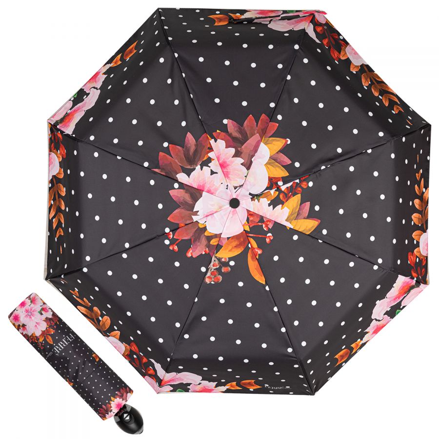 Зонт складной Ferre 6002-OC Flowers Polka Dots
