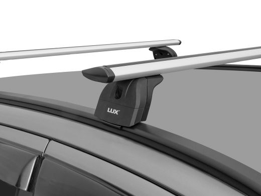 Багажник на крышу Kia Ceed sw universal 2012-..., Lux, крыловидные дуги на интегрированные рейлинги