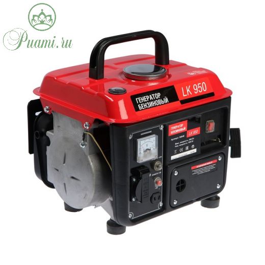 Генератор KRONWERK LK 950, бензиновый, 0.8 кВт, 220 В, бак 4,2 л, ручной старт