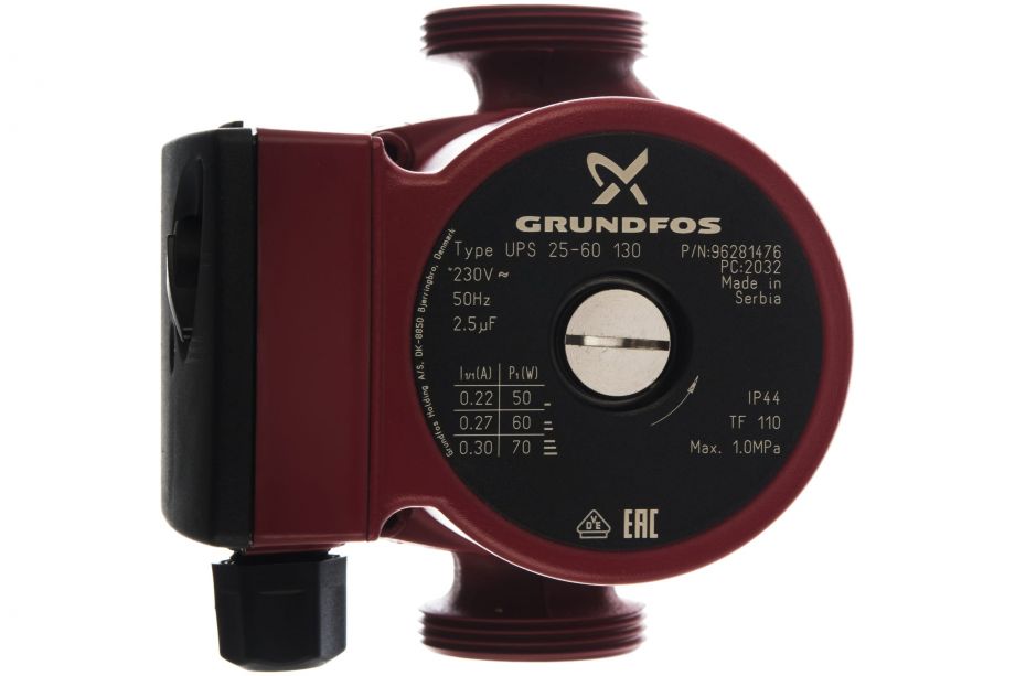 Циркуляционный насос Grundfos UPS 25-60 130 (70 Вт)