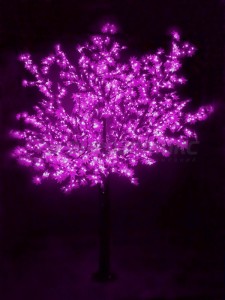 Фигура световая Neon-Night дерево "Сакура" 6921 фиолетовых лепестков 3,6м