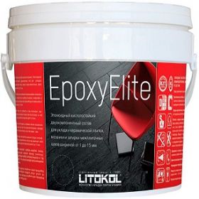Эпоксидная Затирочная Смесь 2-х комп. Litokol EpoxyElite 2кг Кислотостойкая для Внутренних и Наружных Работ / Литокол