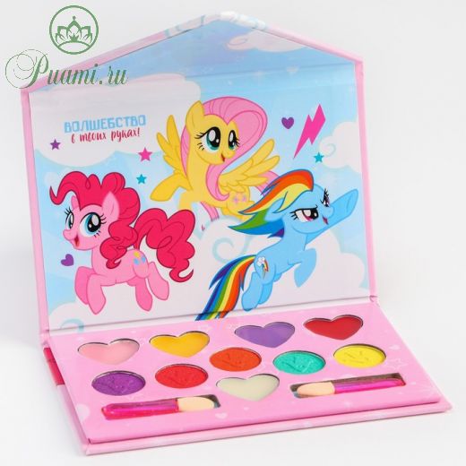 Набор косметики My Little Pony, тени 5 цв по 1,3 гр, блеск 5 цв по 0,8 гр
