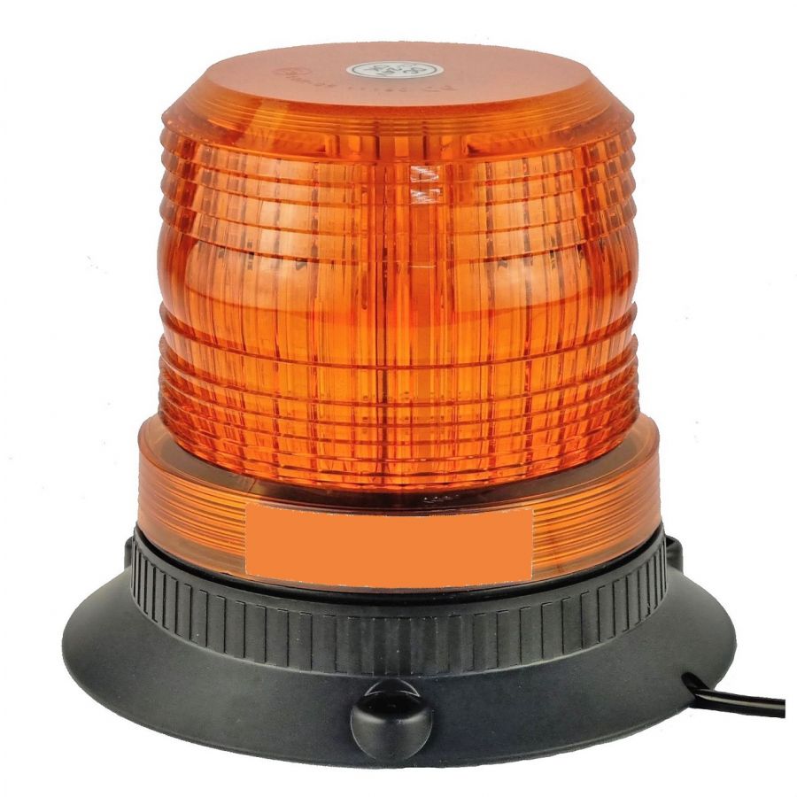 Проблесковый маяк оранжевый на магните SMD 125 мм 12-24 вольт ip66