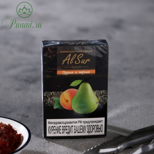 Бестабачная смесь Al Sur, "Груша и Персик", 50 г