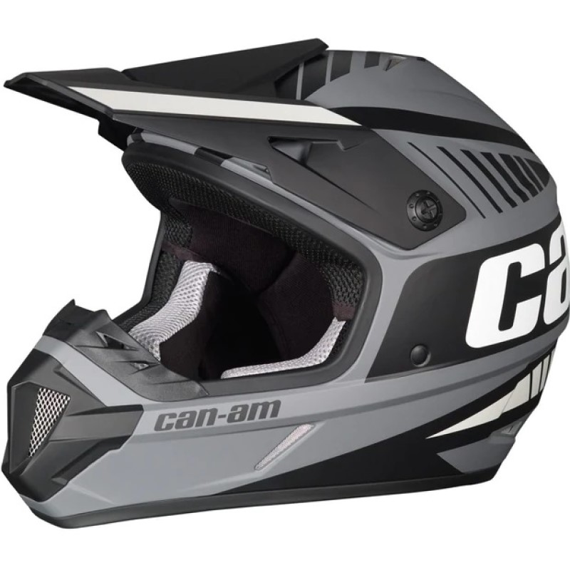 Can-Am XC-4 Cross Team Charcoal Grey шлем внедорожный