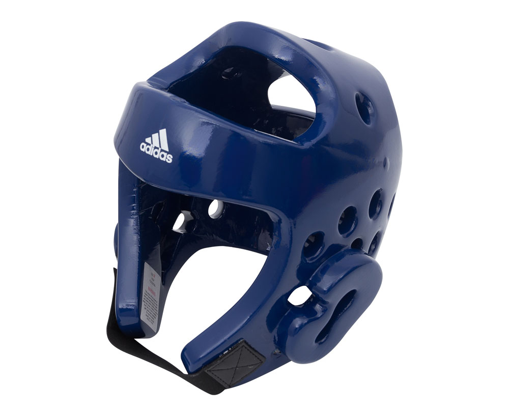 Шлем для тэквондо Adidas Head Guard Dip Foam WT синий, размер S, артикул  adiTHG01
