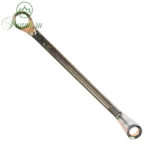 Ключ накидной коленчатый ТУНДРА, желтый цинк, 13 х 17 мм