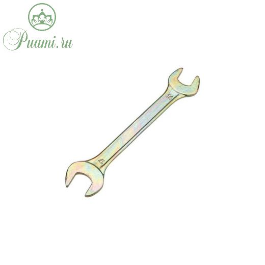 Ключ рожковый REXANT 12-5829-2, желтый цинк, 14х17 мм