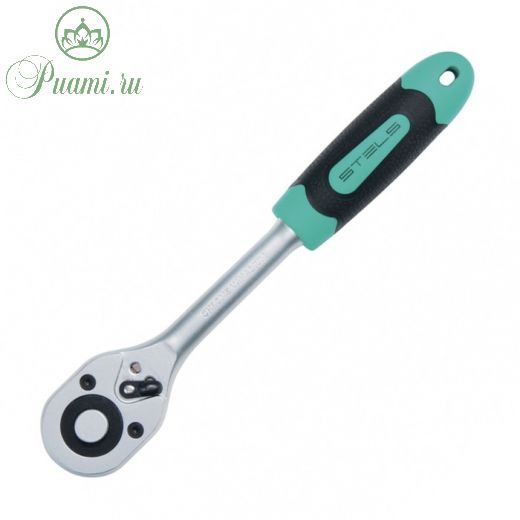 Трещотка STELS, 1/4", 72 зуба, с быстрым сбросом, CrV