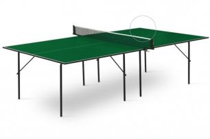 Теннисный стол Start line Hobby Light Indoor (зелёный) без сетки, без колес 
