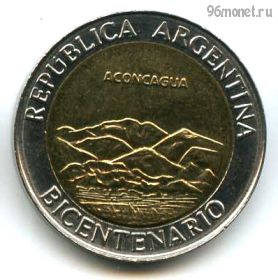 Аргентина 1 песо 2010 Аконкагуа