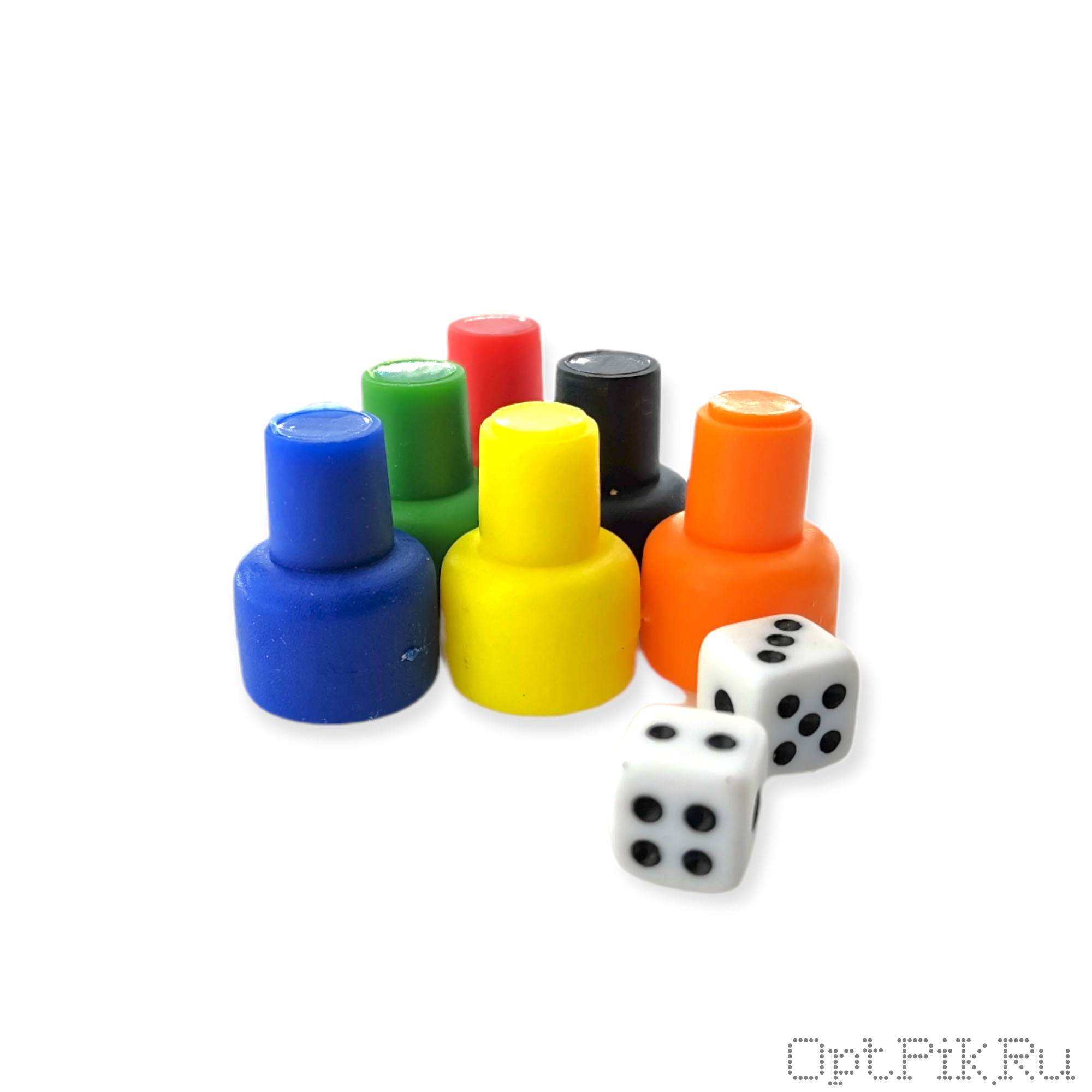 Набор фишек и кубиков для настольных игр