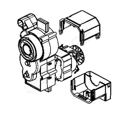 Мотор - редуктор в сборе мясорубки Moulinex (Мулинекс) HV7 PLUS моделей ME542810, ME542831. Артикул  MS-651303.