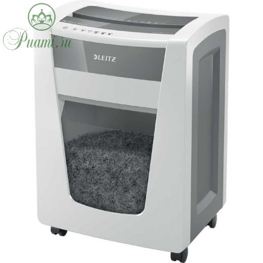 Шредер Leitz IQ Office Pro (P-4), фрагменты 4x40мм, 20 листов одн, скрепки, скобы, 30л