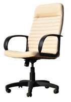 Компьютерное кресло ЯрКресло Кр60 ТГ ПЛАСТ ЭКО2, экокожа, слоновая кость