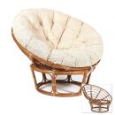 Кресло "PAPASAN" 23/01 W /с подушкой/ walnut (грецкий орех), ткань Старт