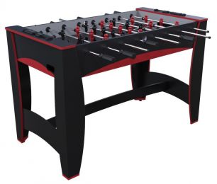 Игровой стол футбол Weekend Hit 4 фут (черно-красный) 