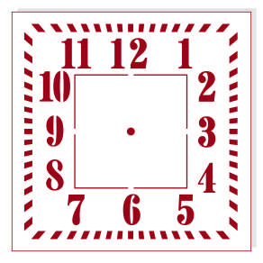 Трафарет для часов, ЭЛГ15-34, d=15 см