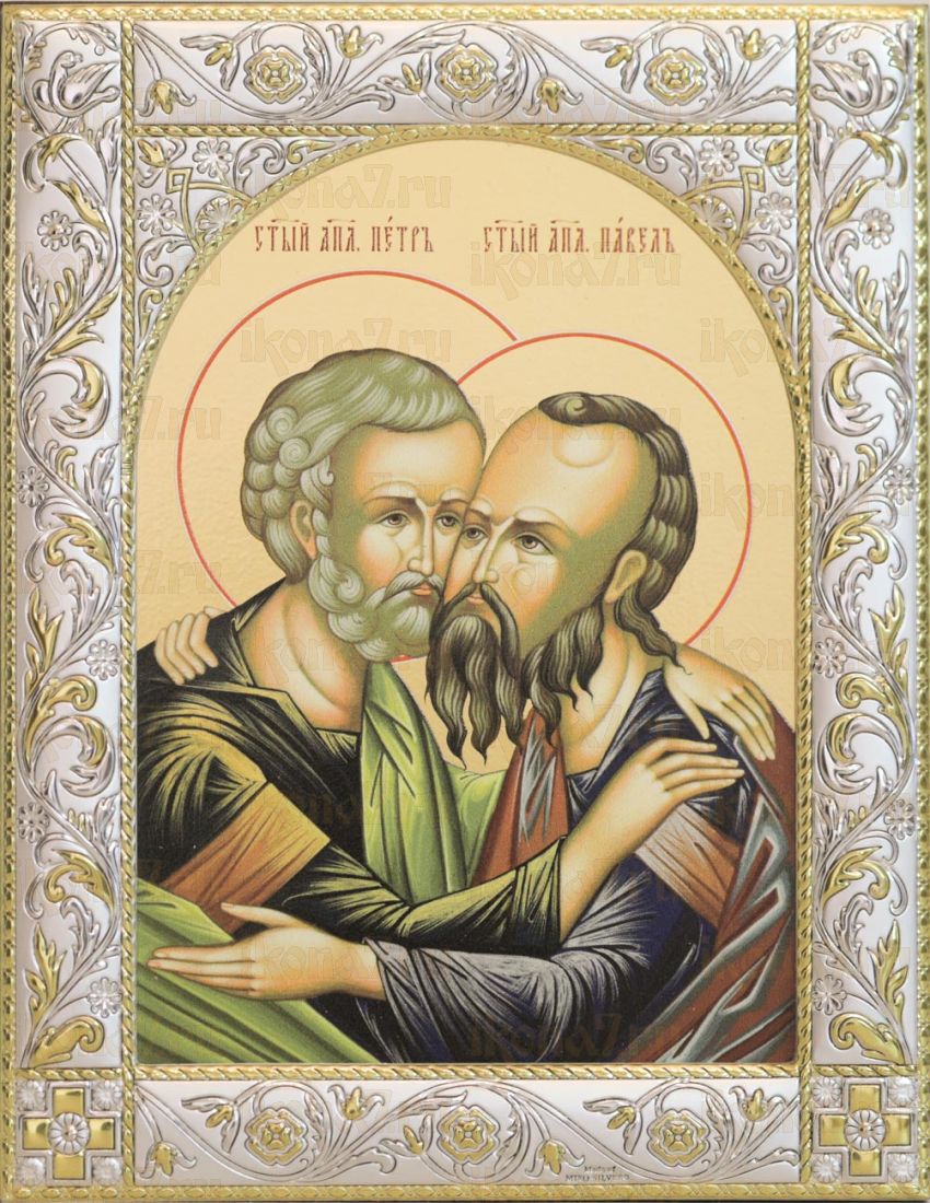 Икона Петр и Павел апостолы (14х18см)