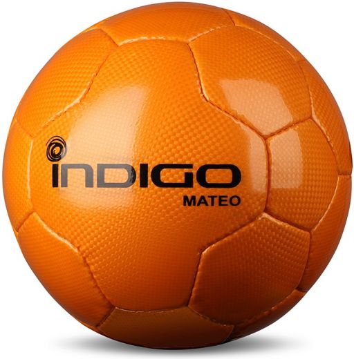 Мяч футбольный №5 INDIGO MATEO тренировочный N004 Оранжевый