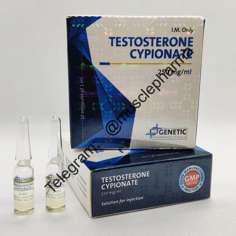 Testosterone Cypionate (ЦИПИОНАТ). GENETIC. 1 амп * 1 мл.