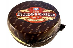 Сыр Великокняжеский 46% Топленое молоко Березка Беларусь 350г