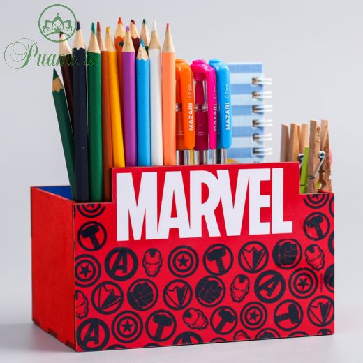 Органайзер для канцелярии MARVEL, Мстители 150 х 100 х 80 мм