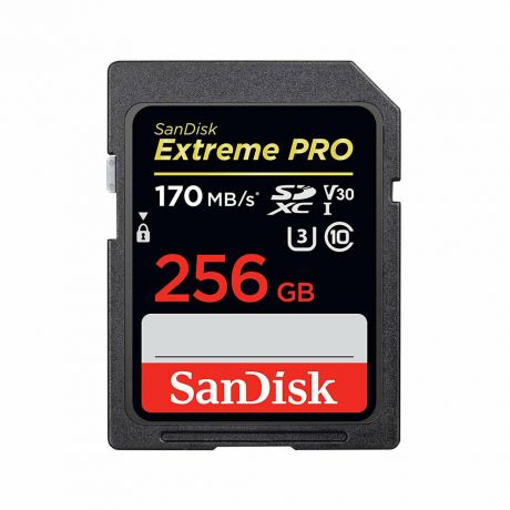 SanDisk Extreme Pro SDXC Class 10 UHS-I U3 4K 170MB/s 256GB