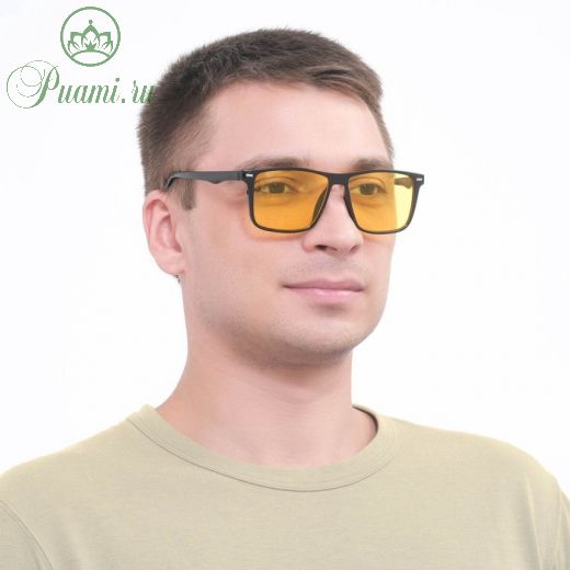 Очки солнцезащитные водительские "Мастер К.", линза 4.5 х 6 см, ширина 14 см, дужка 14.5 см   554146