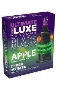 Презерватив Luxe Black Ultimate Грива Мулата с ароматом яблока, 1 шт.