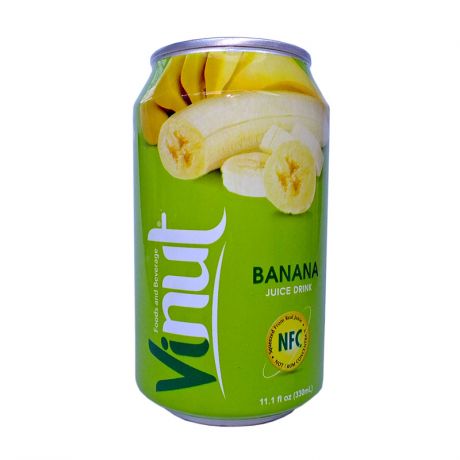 Напиток Vinut сокосодержащий "Сок банана", объем 330 мл