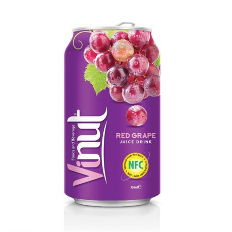 Напиток Vinut сокосодержащий "Красный виноград", объем 330 мл