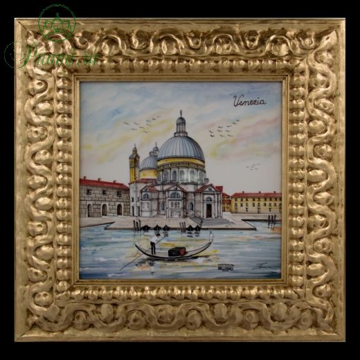 Картина керамическая "Венеция. Собор Санта-Мария-делла-Салюте", 52 ? 52 см