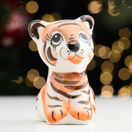 Сувенир "Тигр Амур", разноцветный, 8,8 см