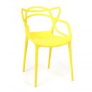 Стул Cat Chair (mod. 028) пластик, желтый, 037