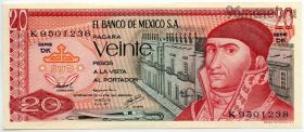 Мексика 20 песо 1977