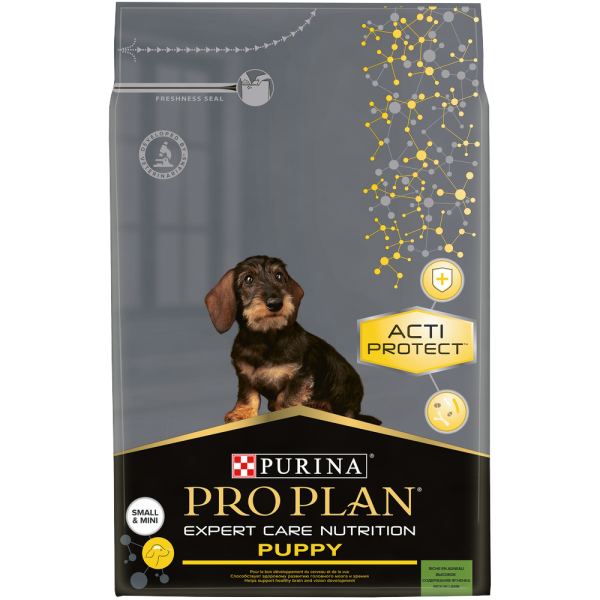 Сухой корм для щенков мелких пород Pro Plan Acti-Protect Puppy с ягненком 3 кг
