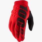 100% Brisker Red перчатки утепленные для мотокросса
