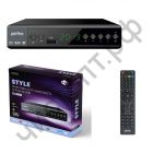 Цифровой ресивер DVB-T2/C Perfeo "STYLE" для цифр.TV, Wi-Fi, IPTV, HDMI, 2 USB порта, DolbyDigital, пульт ДУ