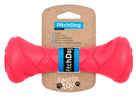 PitchDog Игровая гантель для апортировки, длина 19 см, диаметр 7 см