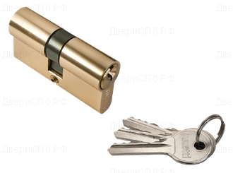 Ключевой цилиндр Rucetti ключ/ключ (60 мм) R60C PG Цвет - Золото