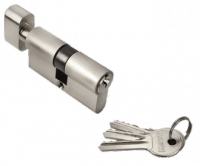 Ключевой цилиндр Rucetti с поворотной ручкой (60 мм) R60CK SN Цвет - Белый никель
