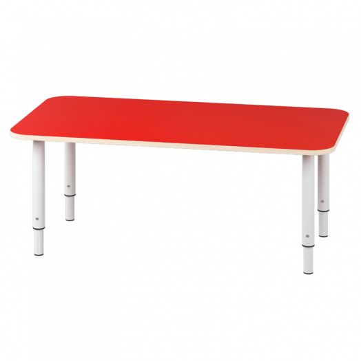 РСН-0012-10 Стол прямоугольный регулируемый Цвет: Красный