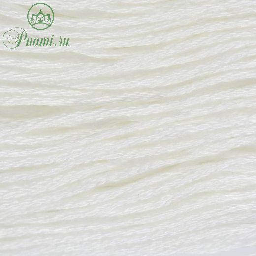 Нитки мулине «Blanc», 8 ± 1 м, цвет белый
