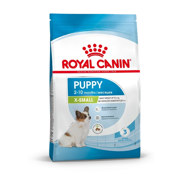 Сухой корм для щенков миниатюрных пород Royal Canin X-Small Puppy