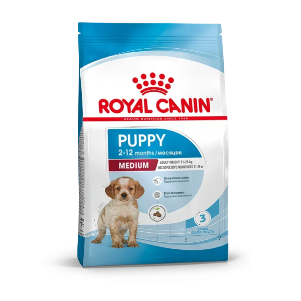 Сухой корм для щенков средних пород Royal Canin Medium Puppy 3 кг
