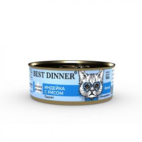 Best Dinner Exclusive Vet Profi Renal (Бест Диннер Вет профи Ренал для кошек) Индейка с рисом 100 г.