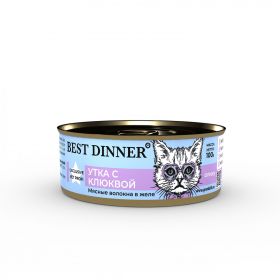 Best Dinner Exclusive Vet Profi (Бест Диннер Вет профи для кошек) Утка с клюквой 100 г.